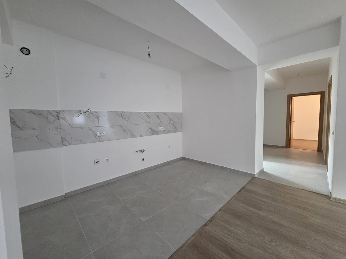 Нов стан 73 м² во Караорман, Гевгелија – простор подготвен за кујна